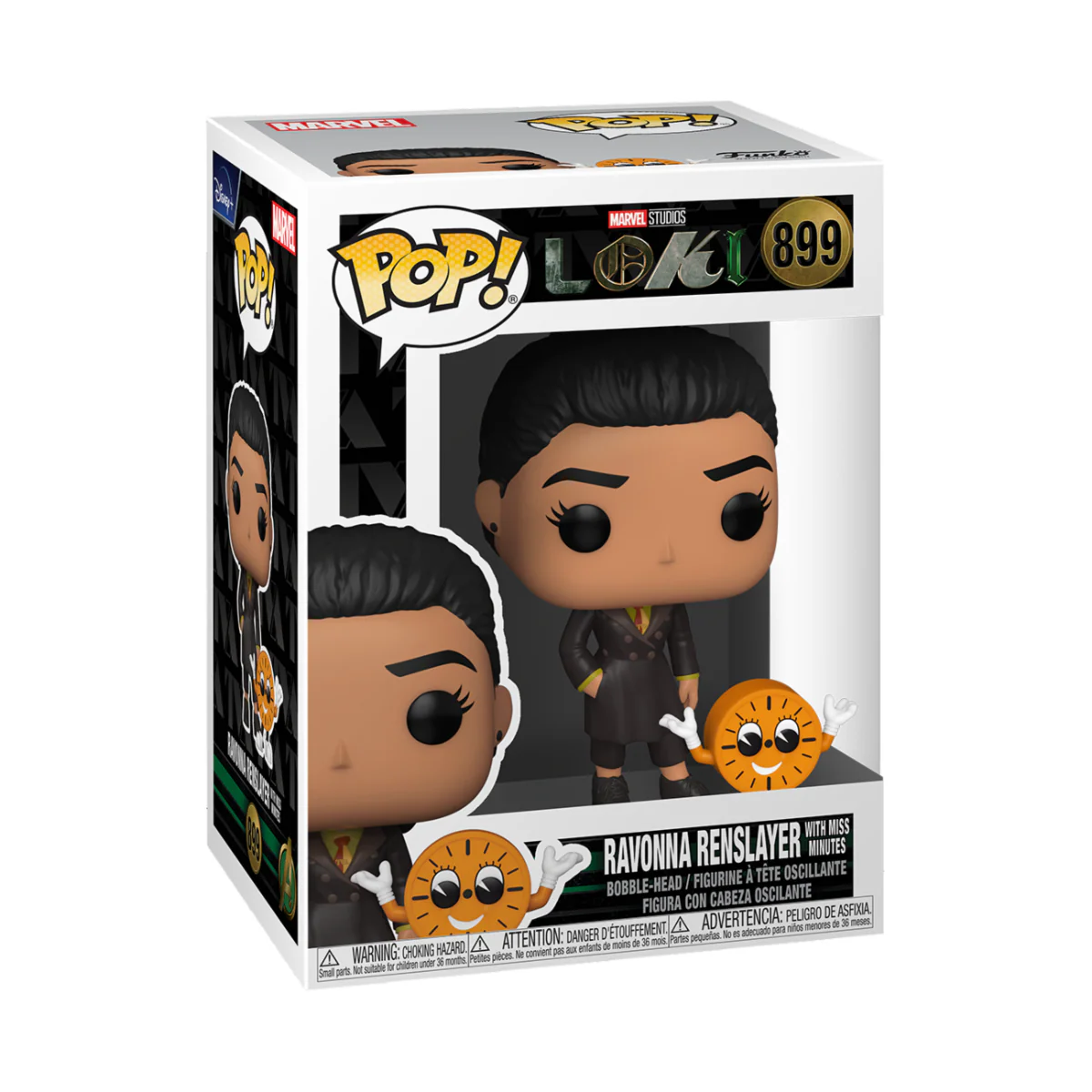 Funko POP! Marvel Ravonna Renslayer with Miss Minutes Loki #899 Vinyl Figure New - Image 3