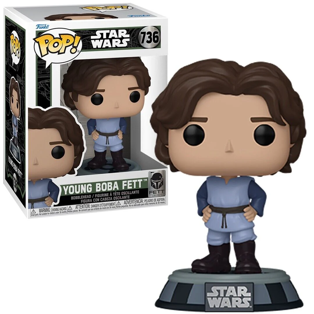 Funko POP! Star Wars Young Boba Fett Legacy #736 Vinyl Figure New