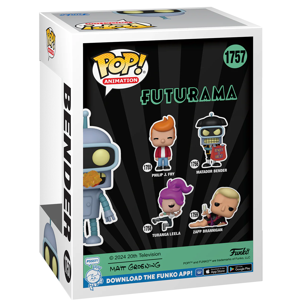 Futurama Funko Pop! Animation Vinyl Figure Bundle of 5 - Image 5