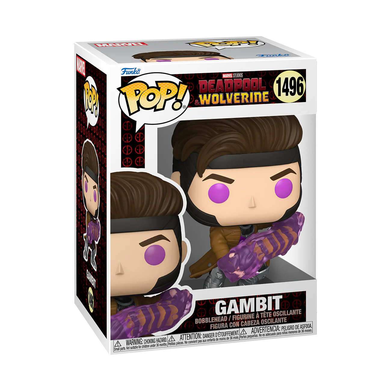 Gambit Deadpool & Wolverine Funko Pop! Marvel Vinyl Figure - Image 2