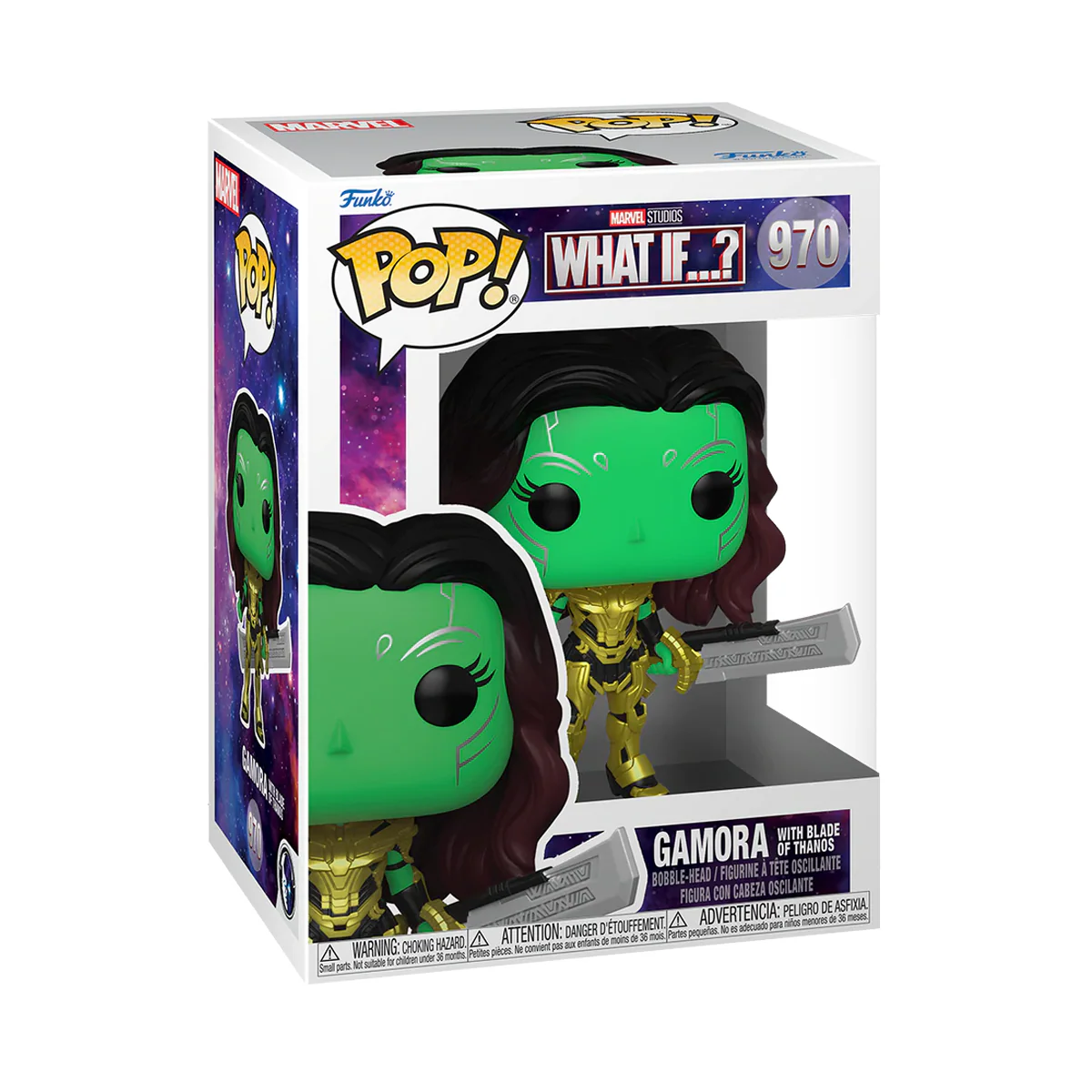 Gamora with Blade of Thanos What...if? Funko Pop! Marvel Vinyl Figure - Image 2