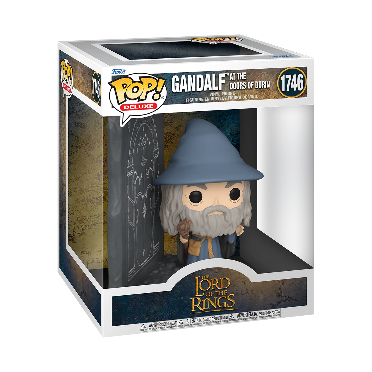 Gandalf at the Doors of Durin Lord of the Rings Funko Pop! Deluxe Vinyl Figure - Image 2
