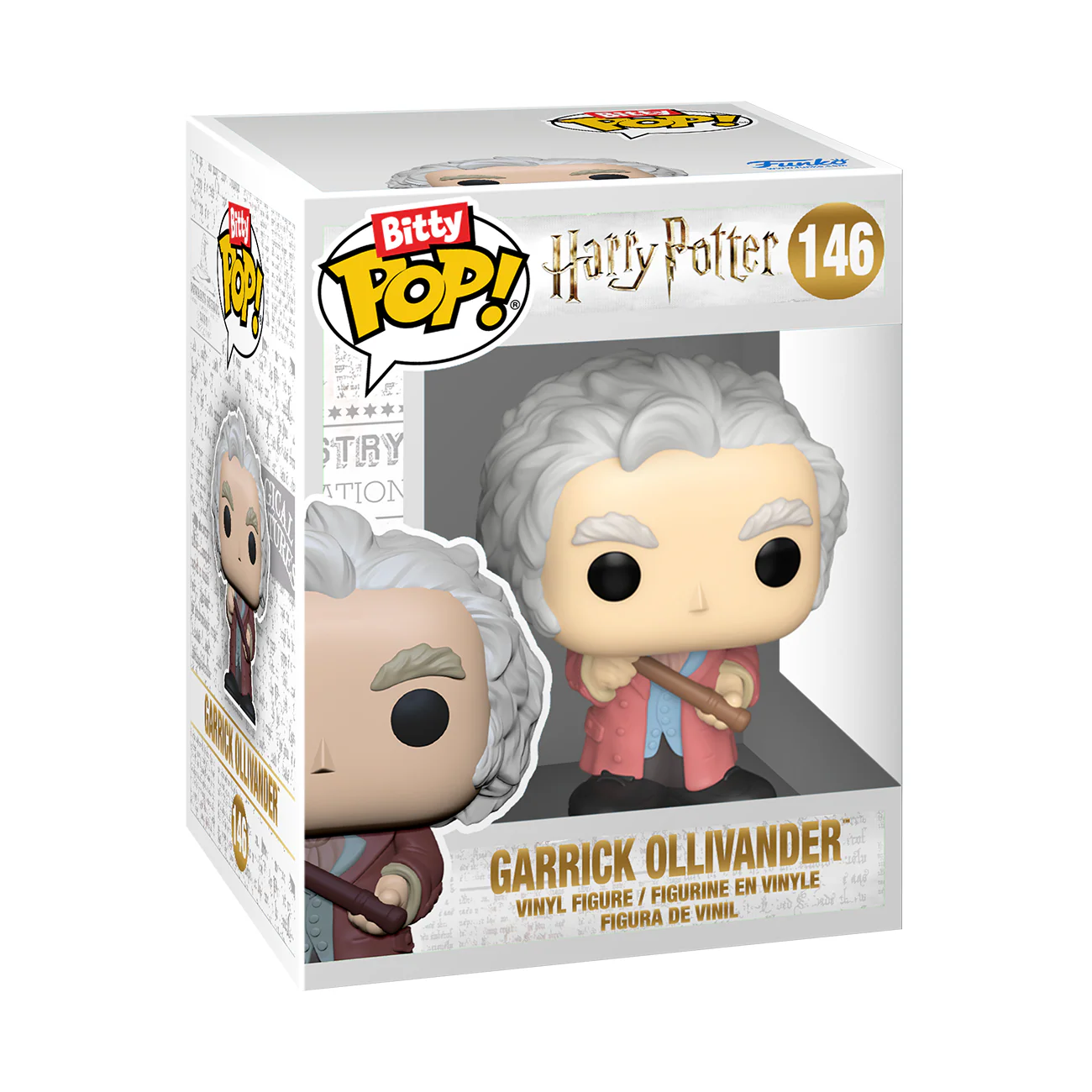 Garrick with Ollivanders Wand Shop Harry Potter Funko Bitty Pop! Towns Vinyl Figure - Image 2