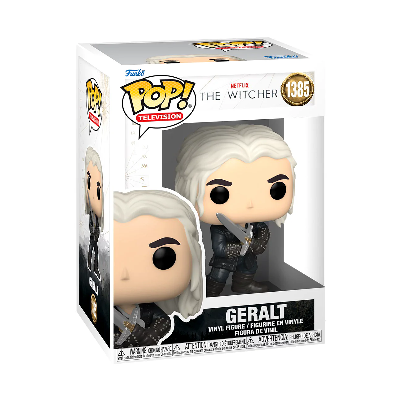 Geralt (Sword) The Witcher Funko Pop! TV Vinyl Figure - Image 3