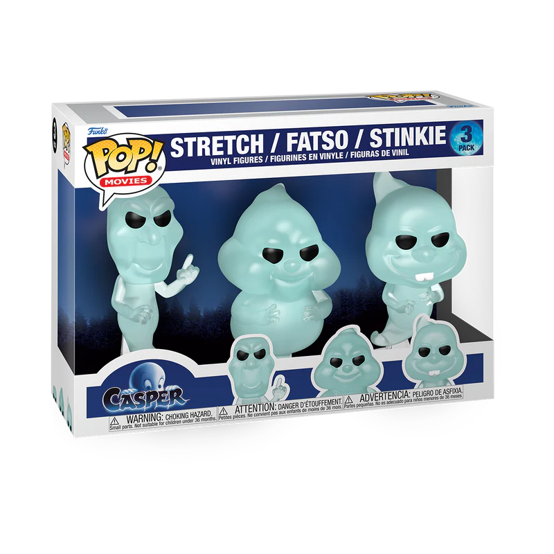 Ghostly Trio 3-Pack Casper (30th Anniversary) Funko Pop! Movies Vinyl Figure - Image 2