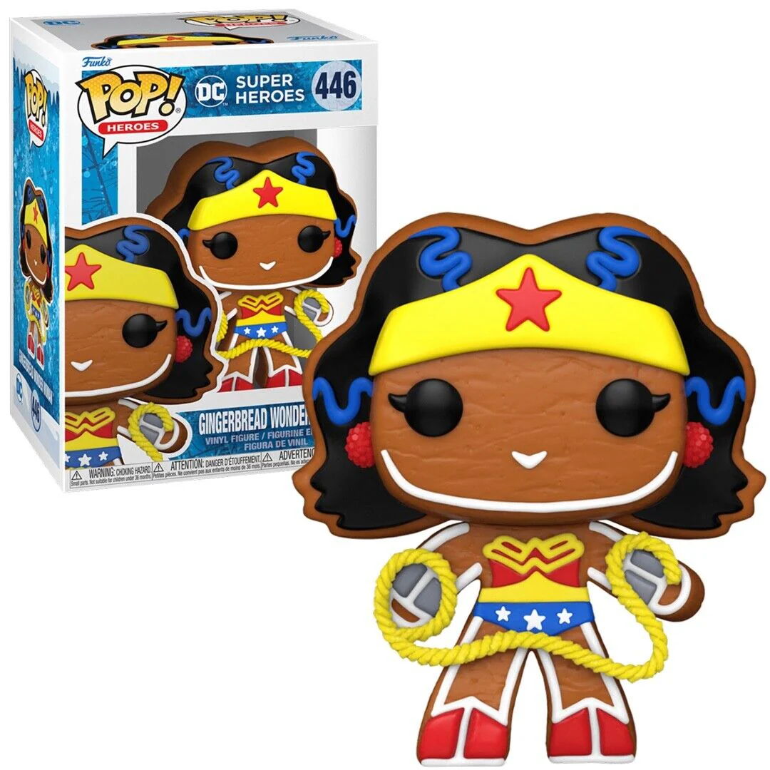 Gingerbread Wonder Woman Funko Pop! DC Comics Vinyl Figure
