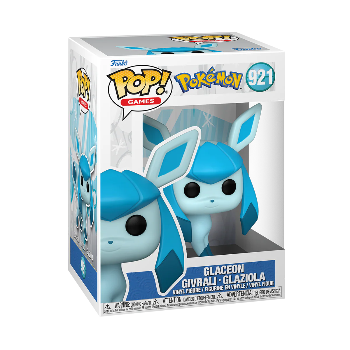 Glaceon Pokemon Funko Pop! Games Vinyl Figure - Image 2