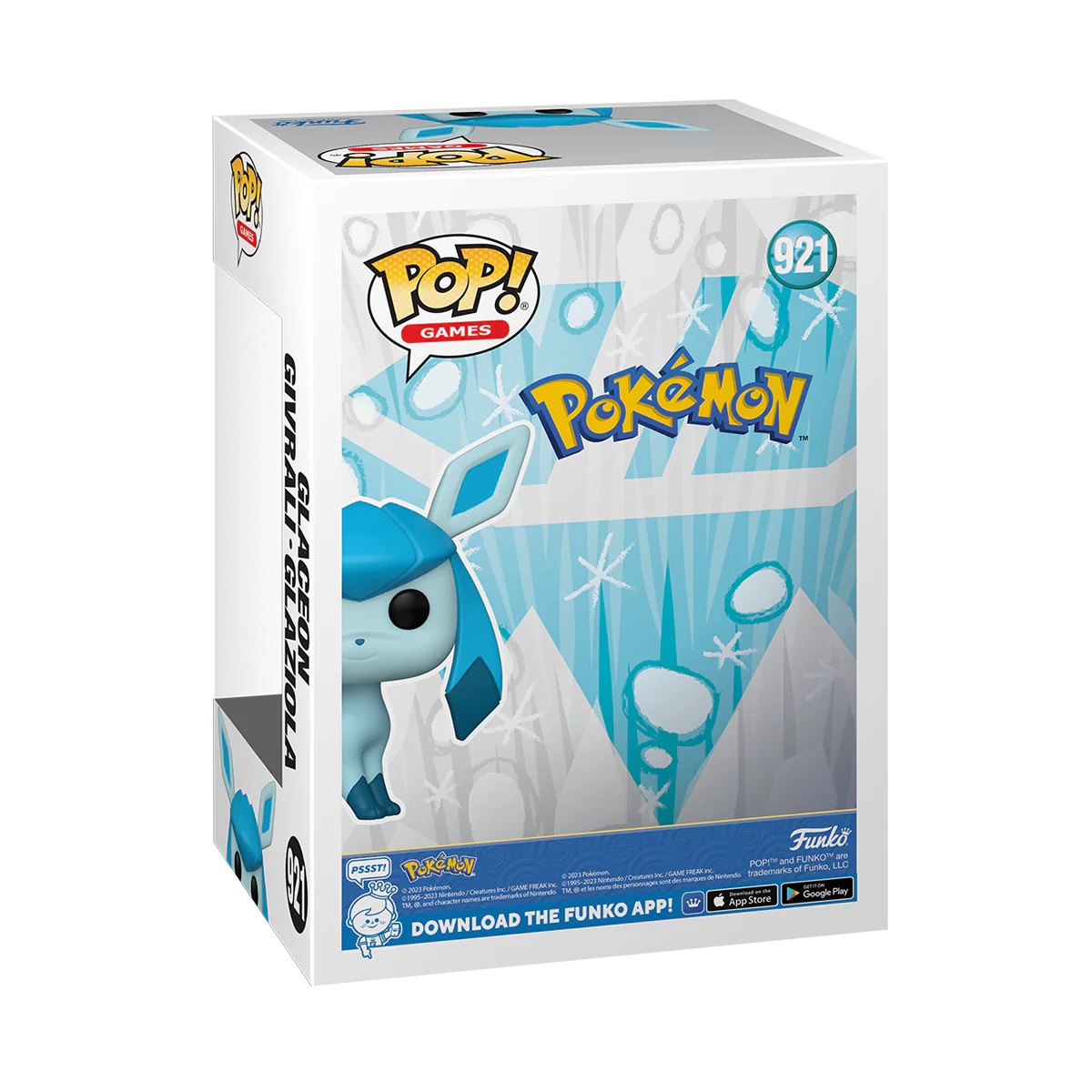 Glaceon Pokemon Funko Pop! Games Vinyl Figure - Image 3