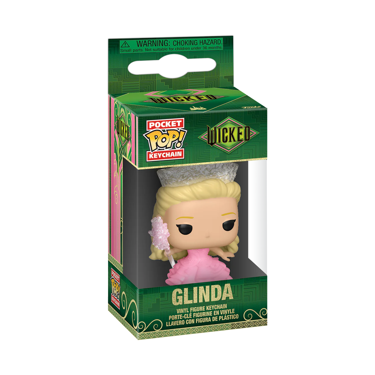 Glinda Wicked Funko Pocket Pop! Movies Keychain - Image 2