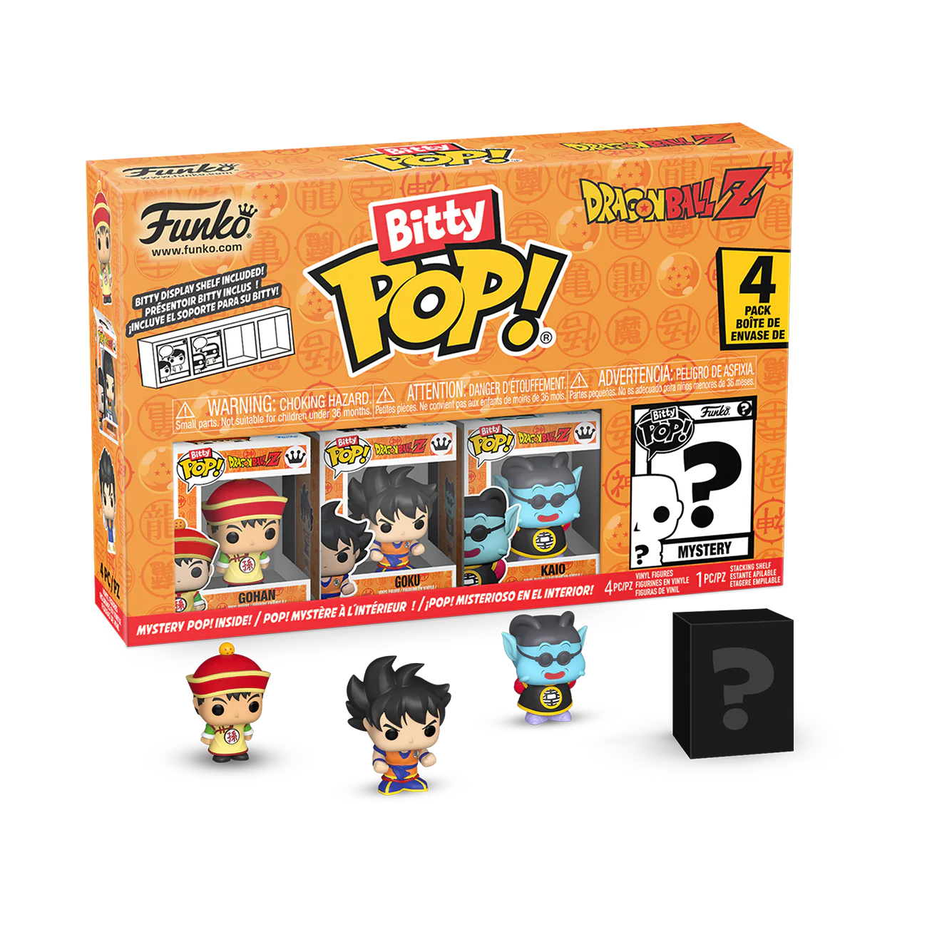 Gohan 4-Pack Dragon Ball Z Funko Bitty Pop! Anime Vinyl Figures