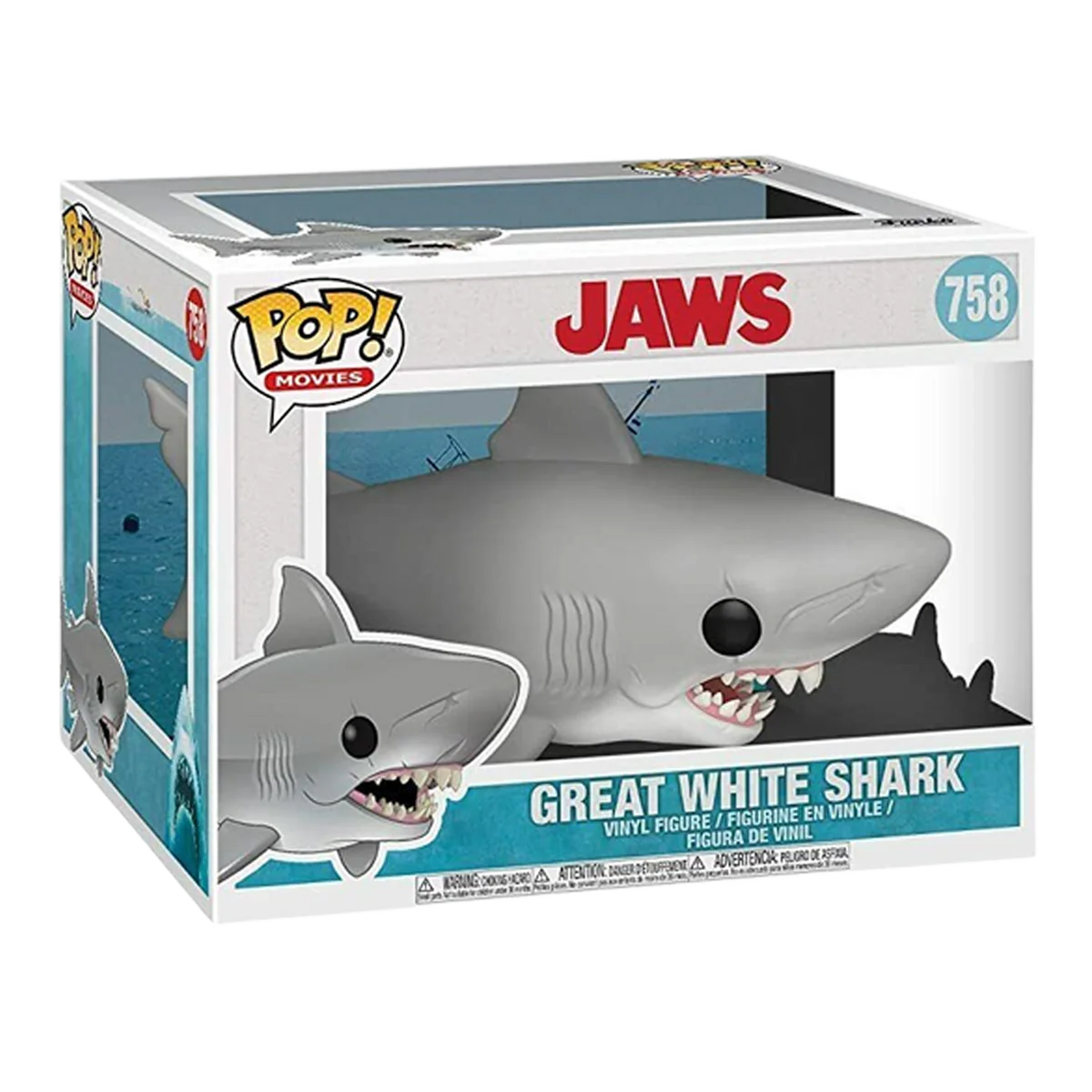 Great White Shark Jaws Funko Pop! Movies Vinyl Figure - Image 2