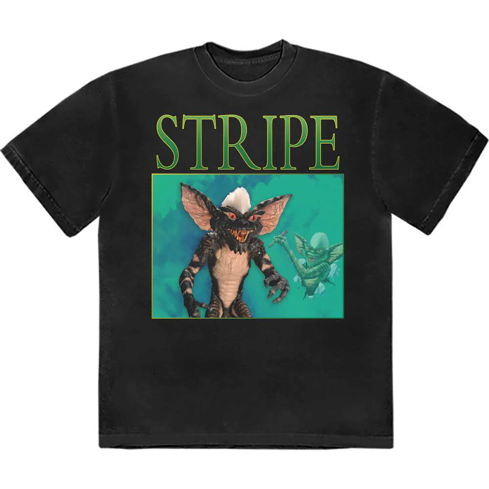 Gremlins Stripe Homage T Shirt - Image 3