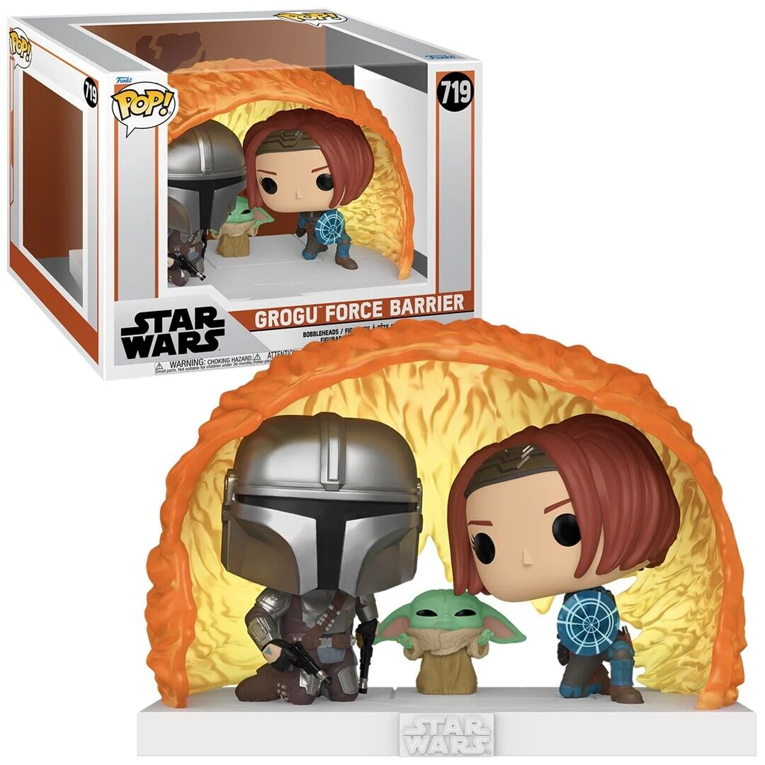 Grogu Force Barrier The Mandalorian Funko Pop! Moment Vinyl Figure