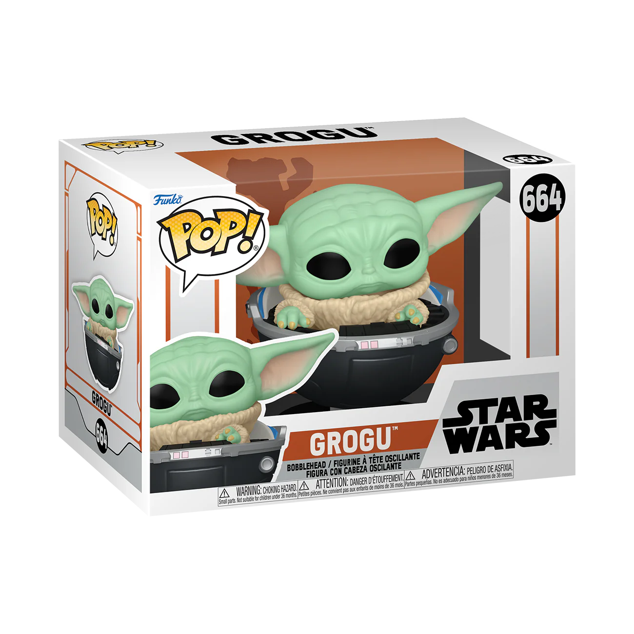 Grogu in Pram The Mandalorian Funko Pop! Star Wars Vinyl Figure - Image 2