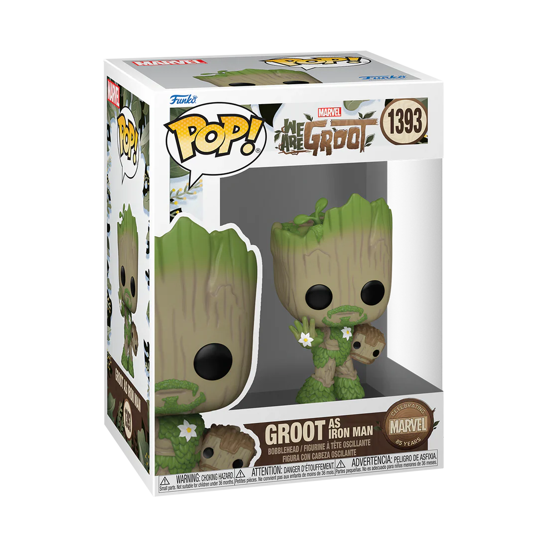 Groot as Iron Man We Are Groot Funko Pop! Marvel Vinyl Figure - Image 2