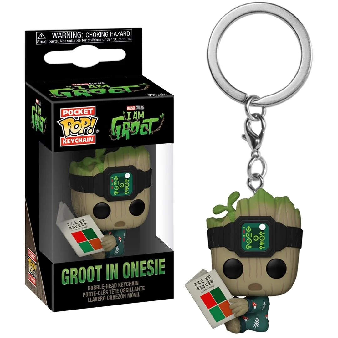 Groot (Sitting) I Am Groot Funko Pocket Pop! Marvel Keychain