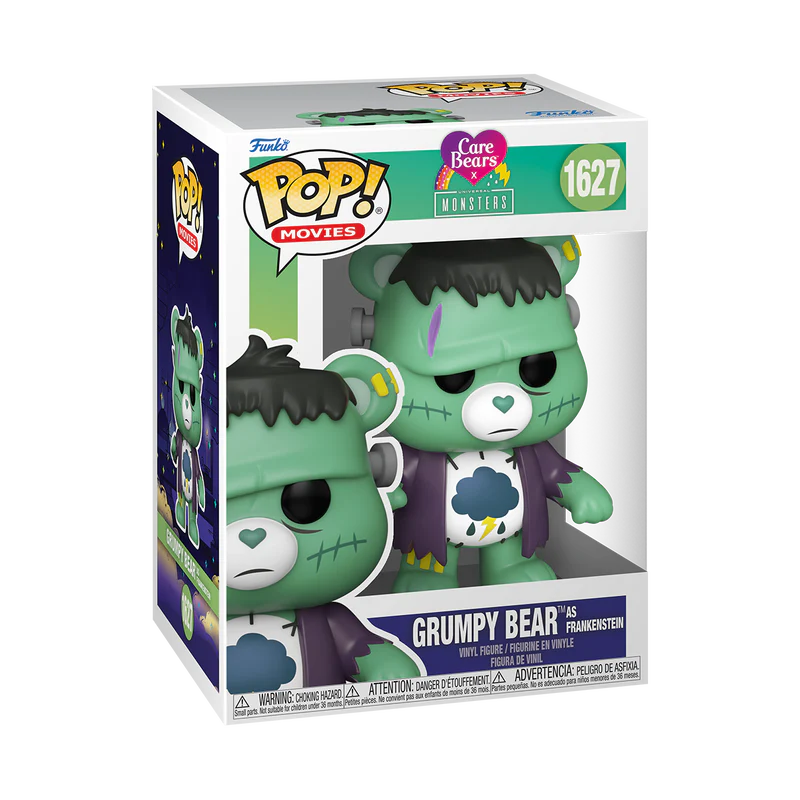 Grumpy Bear as Frankenstein Care Bears x Universal Monsters Funko Pop! Movies Vinyl Figure - Image 2