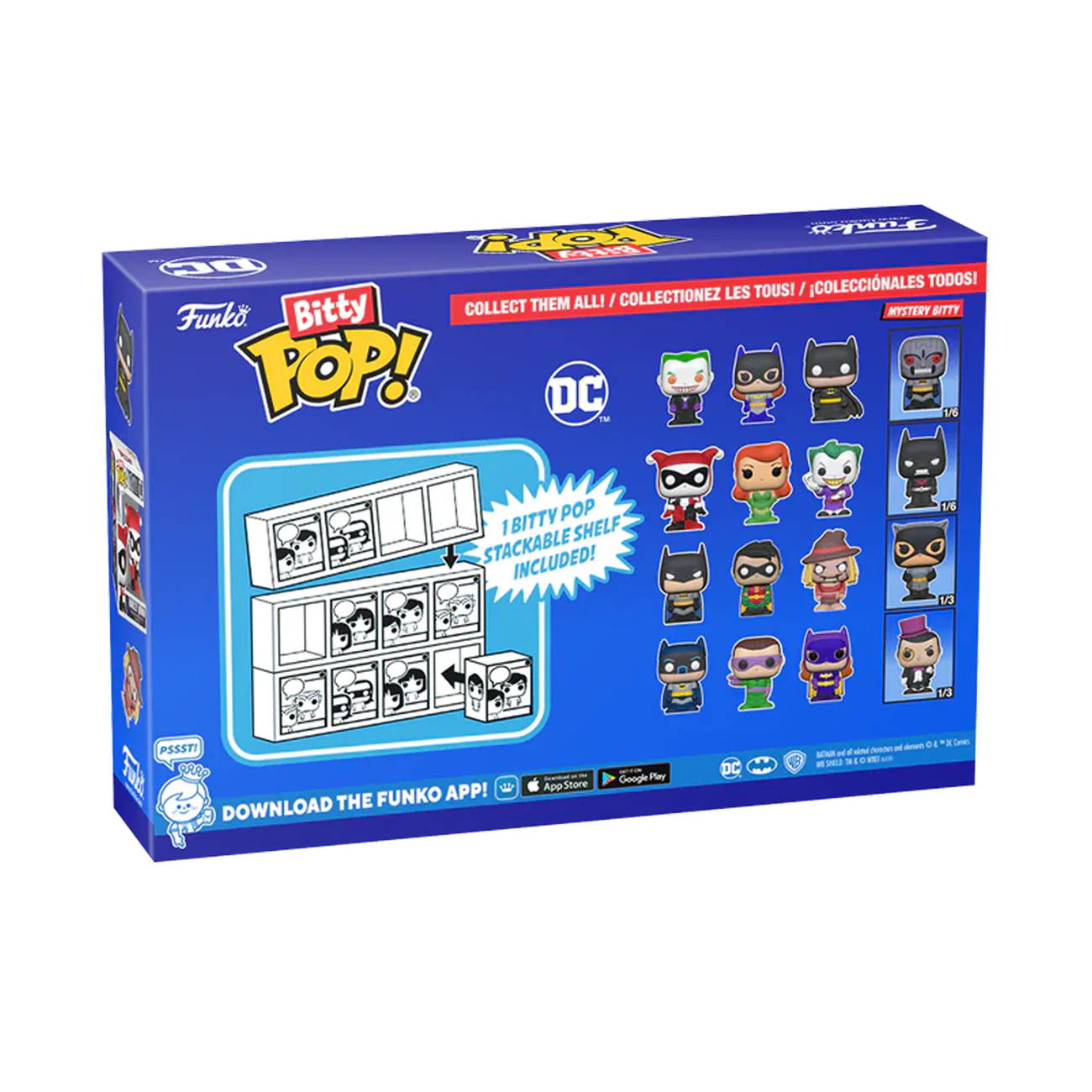 Harley Quinn 4-Pack DC Comics Funko Bitty Pop! Vinyl Figures - Image 3