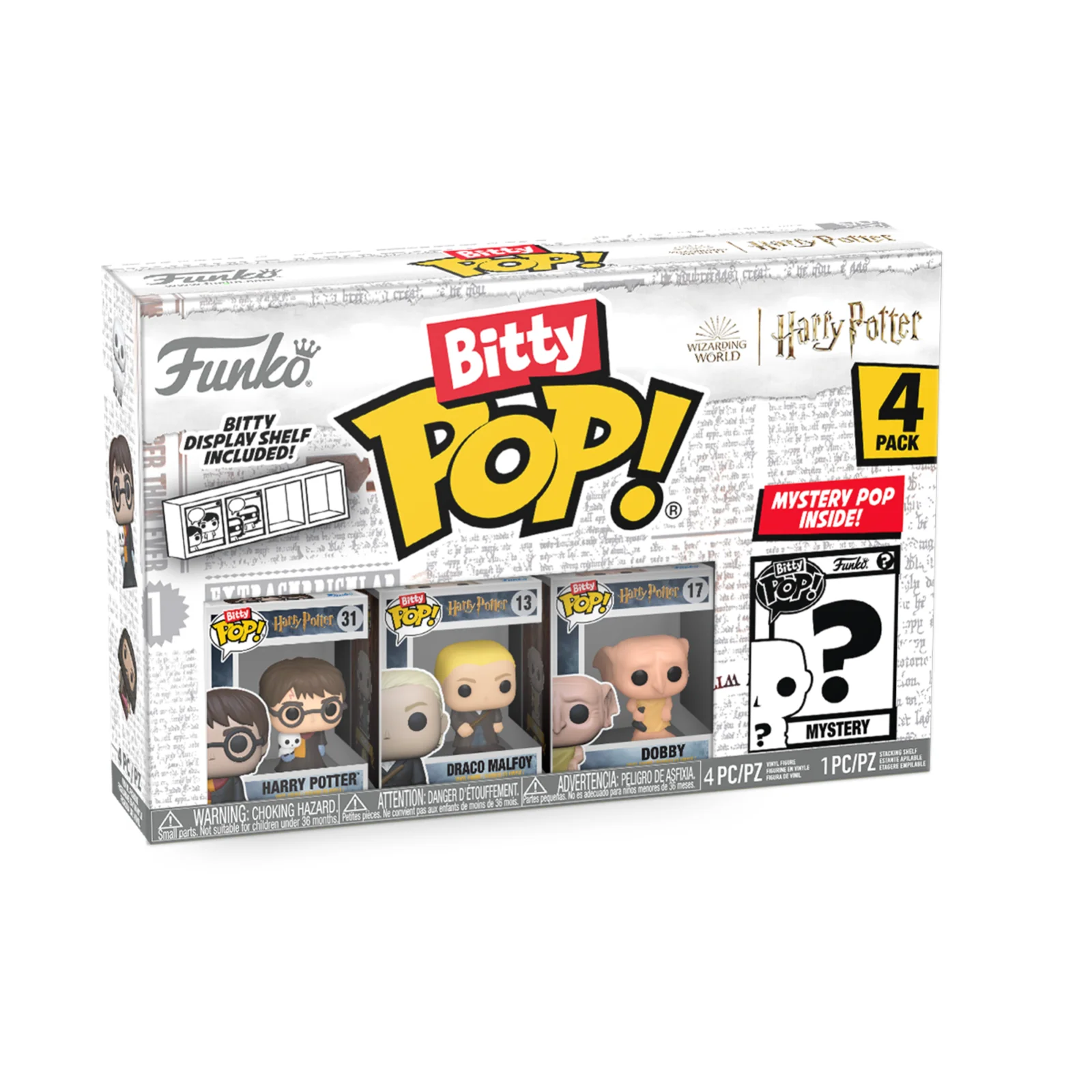 Harry Potter 4-Pack Harry Potter Funko Bitty Pop! Vinyl Figures - Image 3
