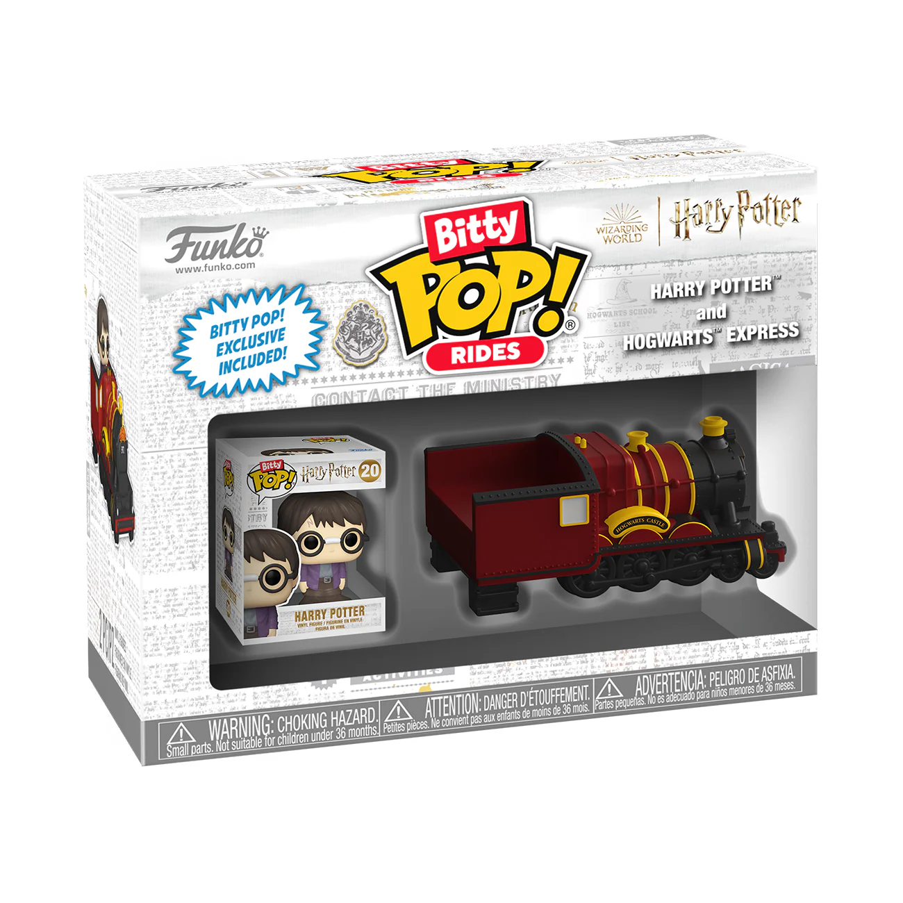 Harry Potter with Hogwarts Express Funko Bitty Pop! Rides Vinyl Figure