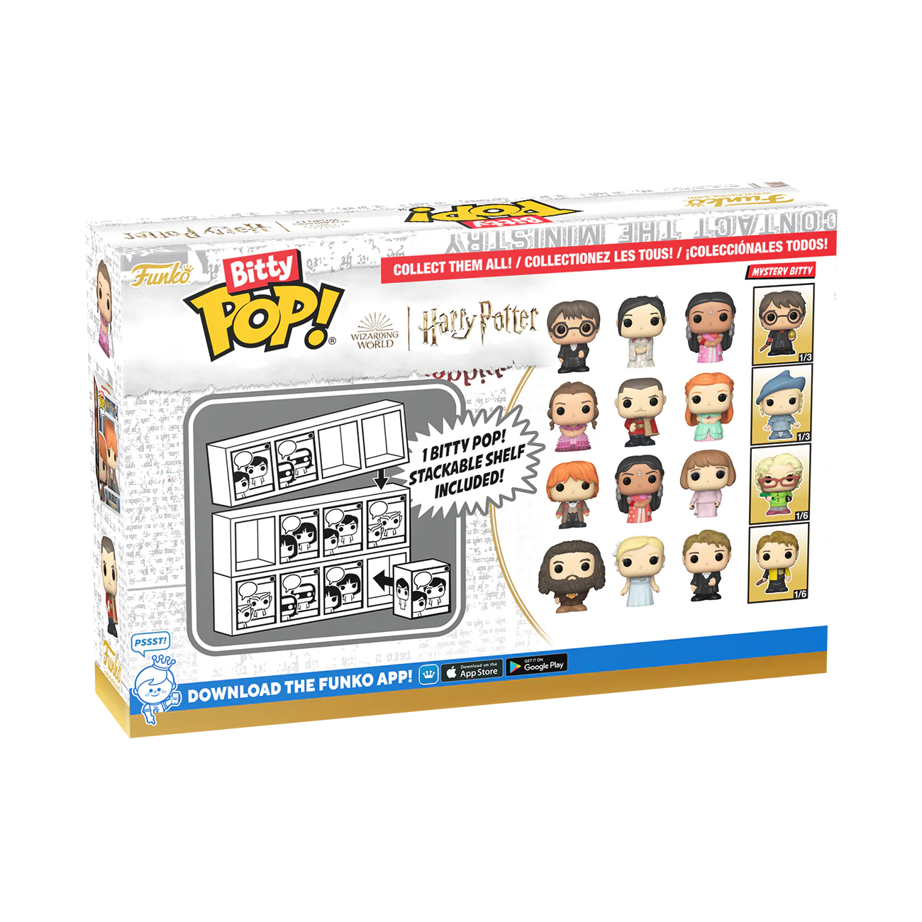 Ron Weasley 4-Pack Harry Potter Funko Bitty Pop! Vinyl Figures - Image 3