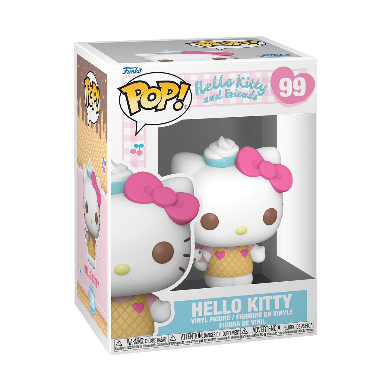 Hello Kitty (Ice Cream) Hello Kitty Funko Pop! Sanrio Vinyl Figure - Image 2