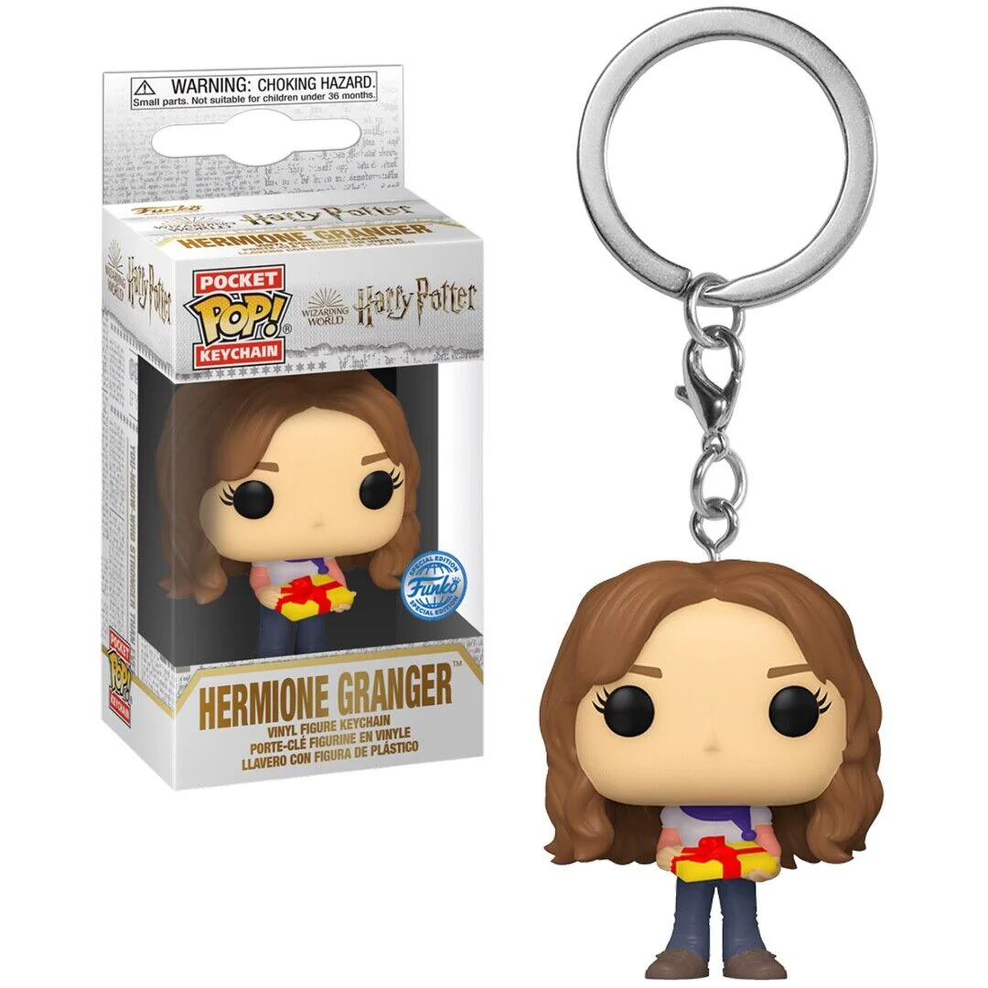 Hermione Granger (Holiday) Funko Pocket Pop! Harry Potter Keychain
