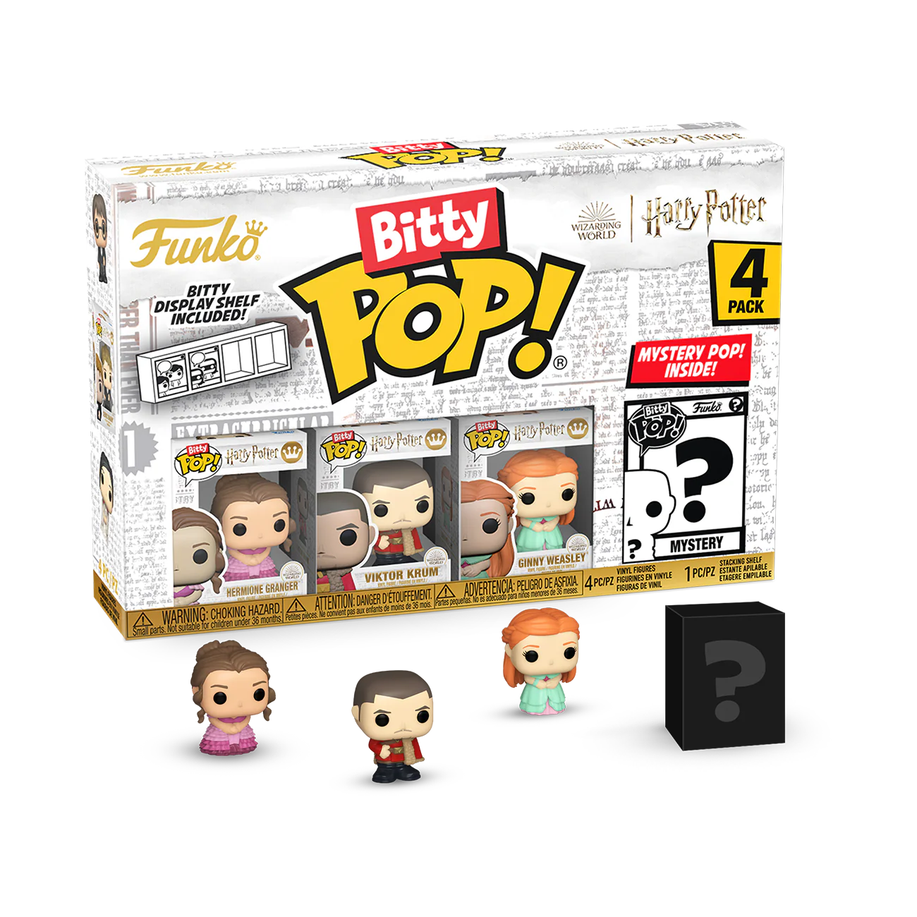 Hermione (Yule Ball) 4-Pack Harry Potter Funko Bitty Pop! Vinyl Figures