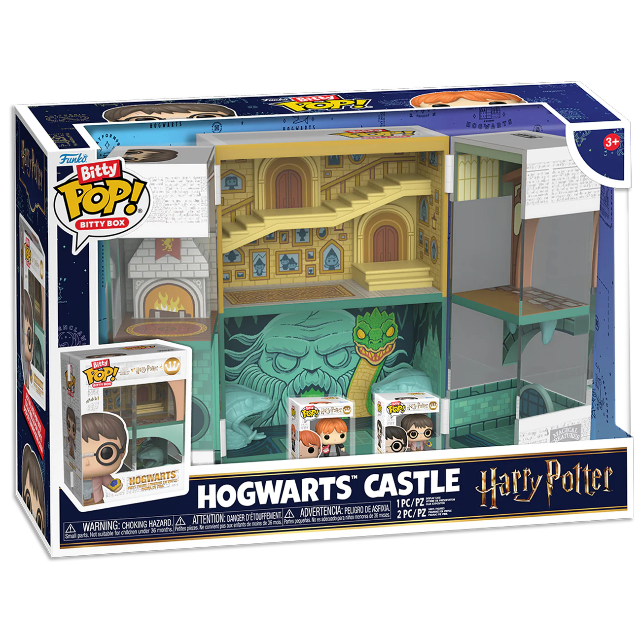 Hogwarts Castle Harry Potter Funko Bitty Pop! Box Display Set