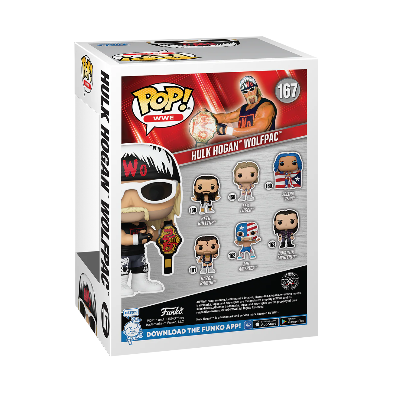 Hulk Hogan (Wolfpac) Funko Pop! WWE Vinyl Figure - Image 3