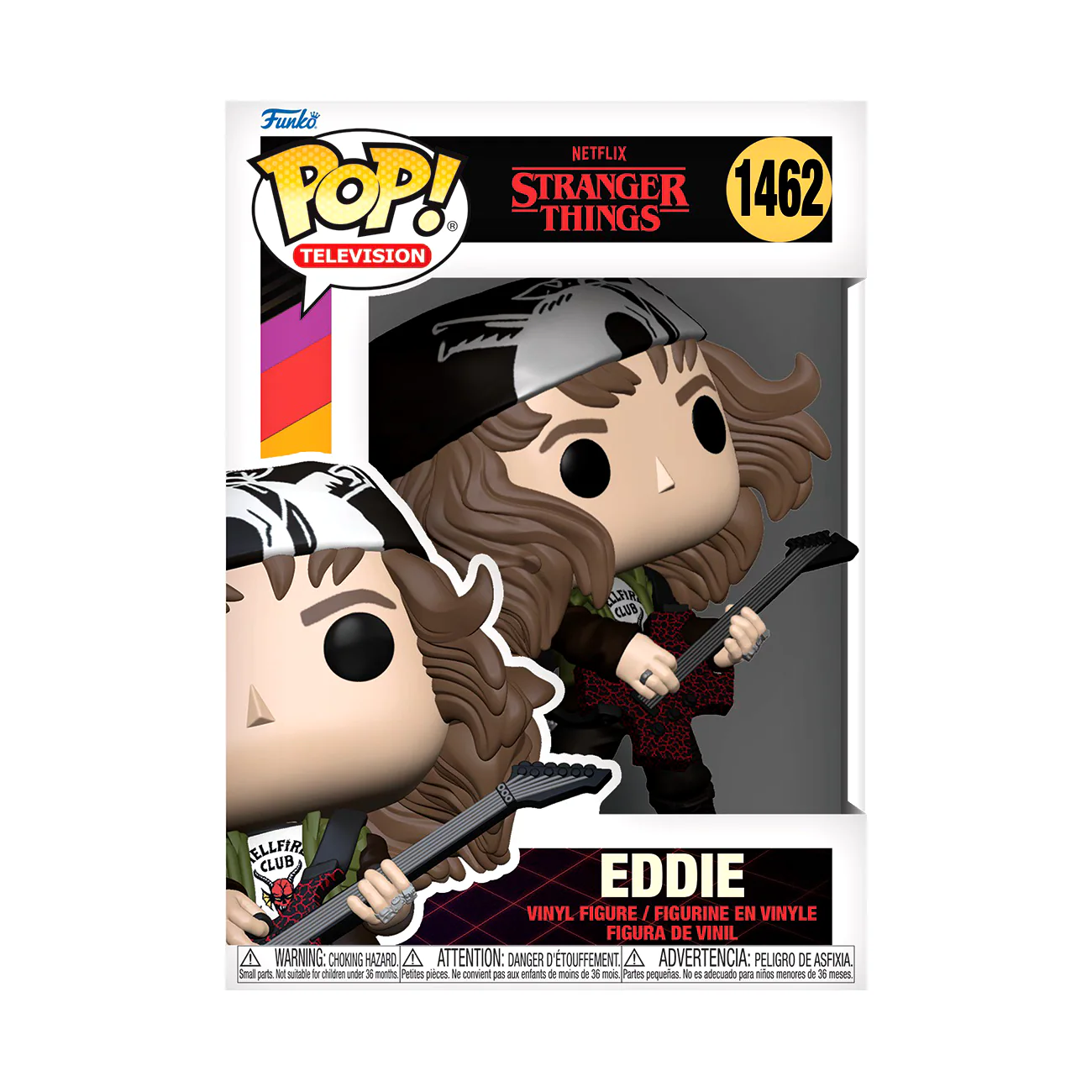 Hunter Eddie Stranger Things S4 Funko Pop! TV Vinyl Figure - Image 3