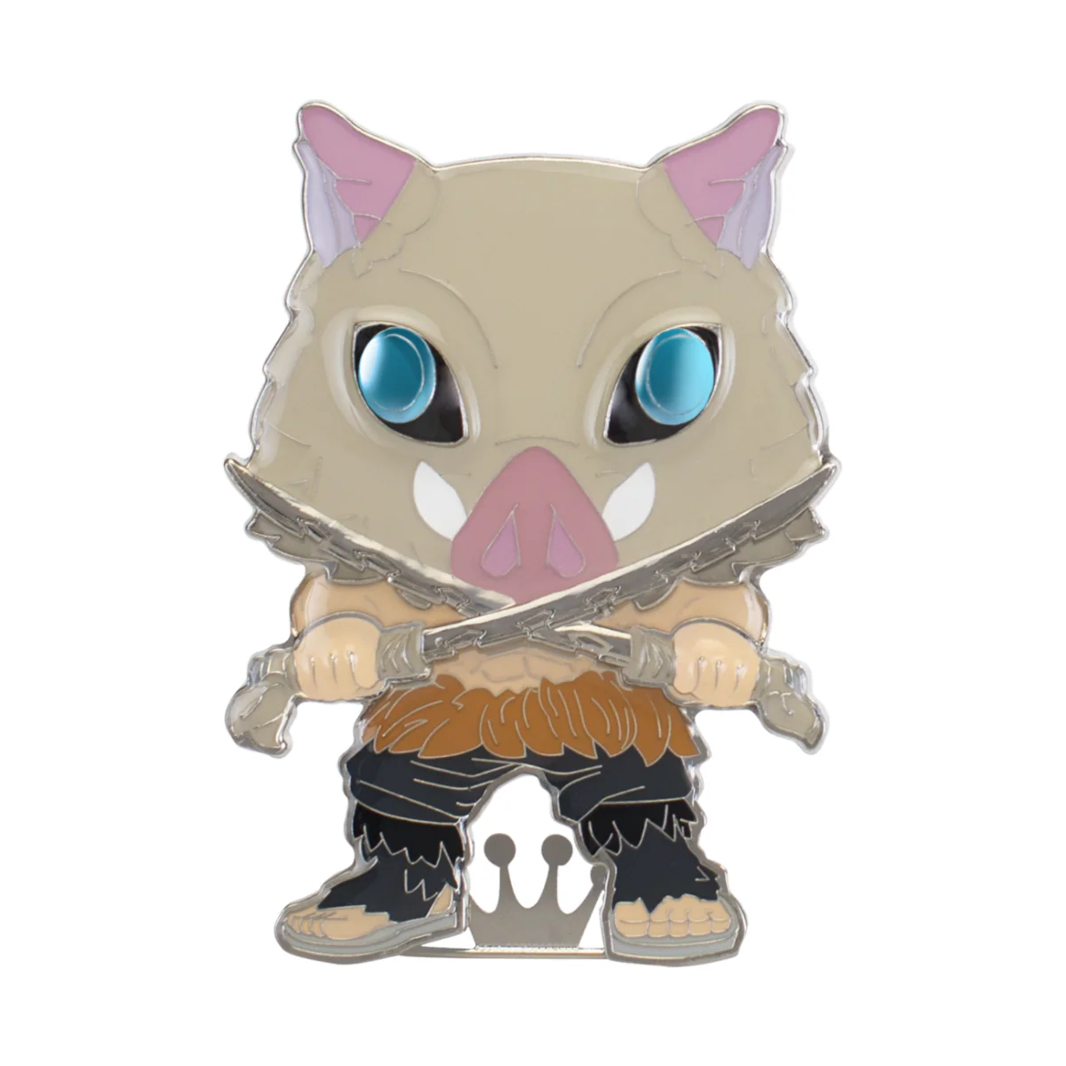 Inosuke Hashibira Demon Slayer Funko Pop! Anime Pin - Image 2