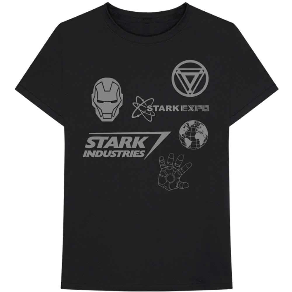 Iron Man Stark Expo Logo T Shirt