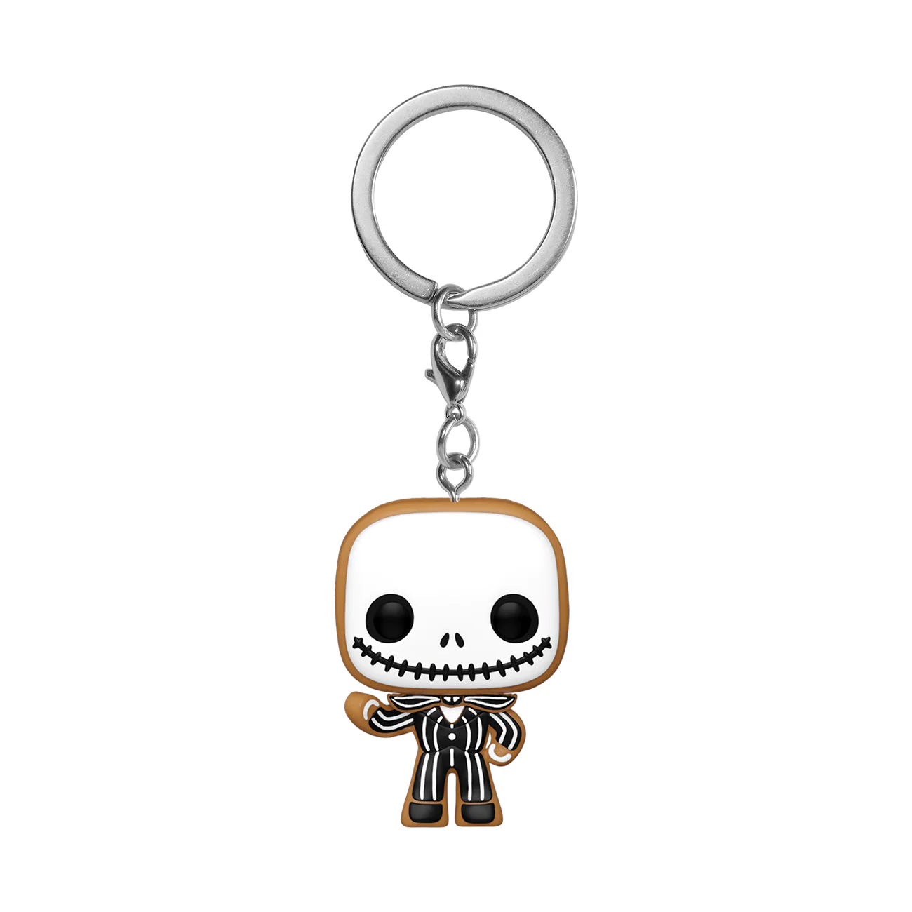 Jack Skellington (Gingerbread) TNBC Funko Pocket Pop! Disney Keychain - Image 3
