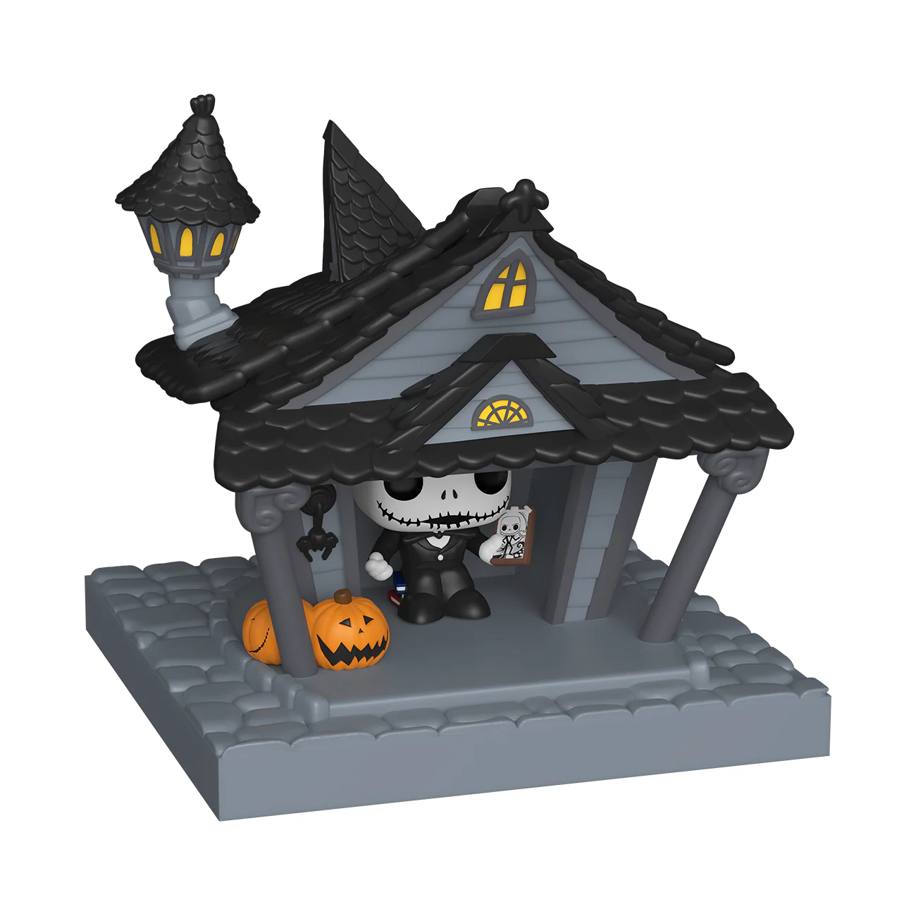Jack Skellington with Home TNBC Funko Bitty Pop! Towns Vinyl Figure - Image 3