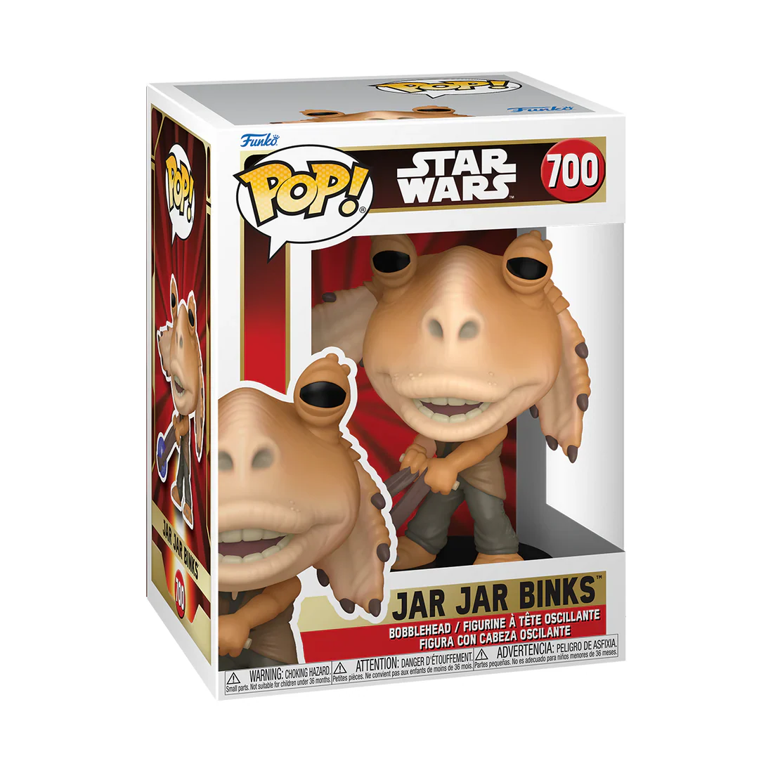 Jar Jar Binks The Phantom Menace Funko Pop! Star Wars Vinyl Figure - Image 2