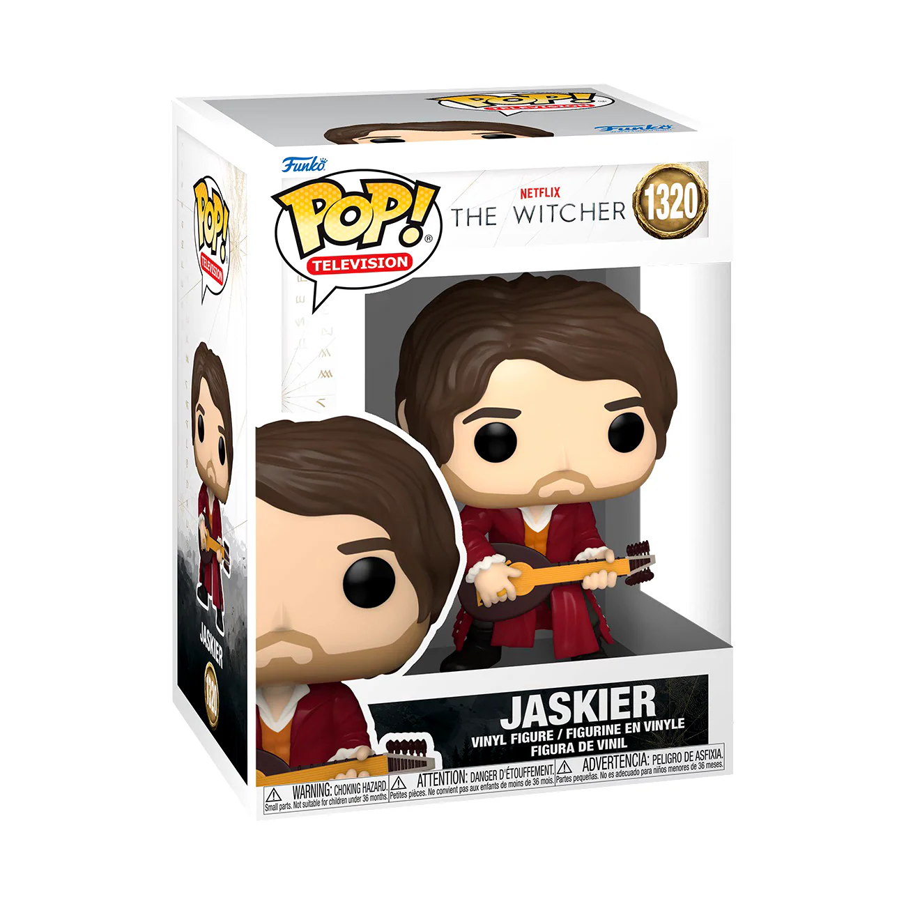 Jaskier The Witcher Funko Pop! TV Vinyl Figure - Image 3
