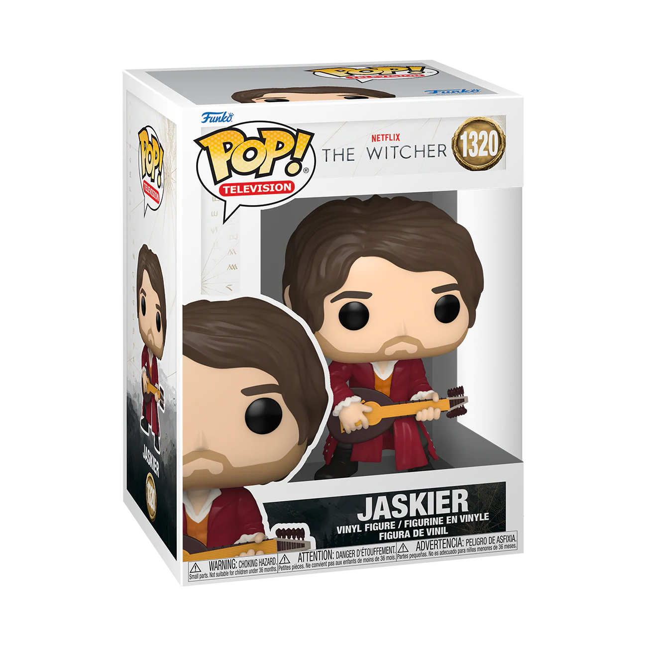 Jaskier The Witcher Funko Pop! TV Vinyl Figure Common + Chase Bundle - Image 5