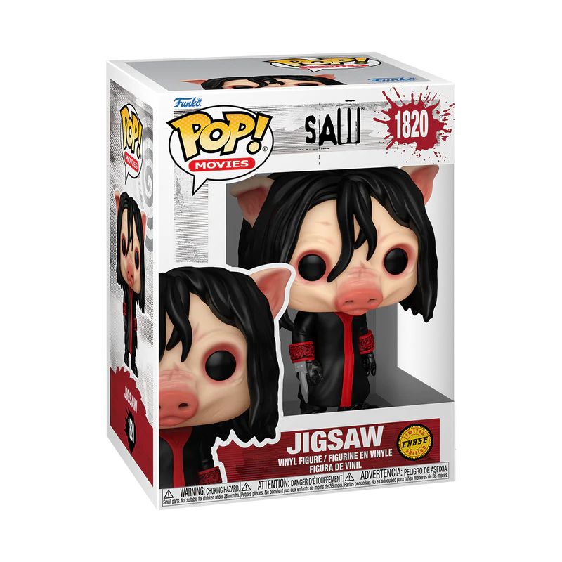 Jigsaw Saw Funko Pop! Movies Vinyl Figure Common + Chase Bundle - Image 4