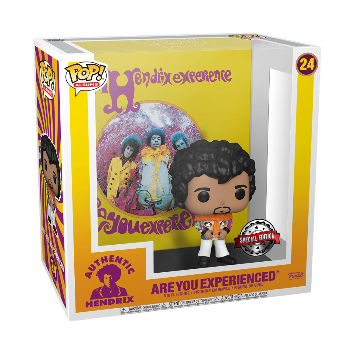 Jimi Hendrix (Are You Experienced) Funko Pop! Album Cover Vinyl Figure