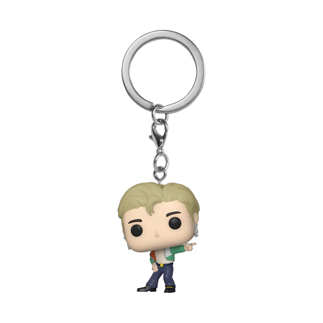 Jimin (Dynamite) BTS Funko Pocket Pop! Rocks Keychain - Image 2