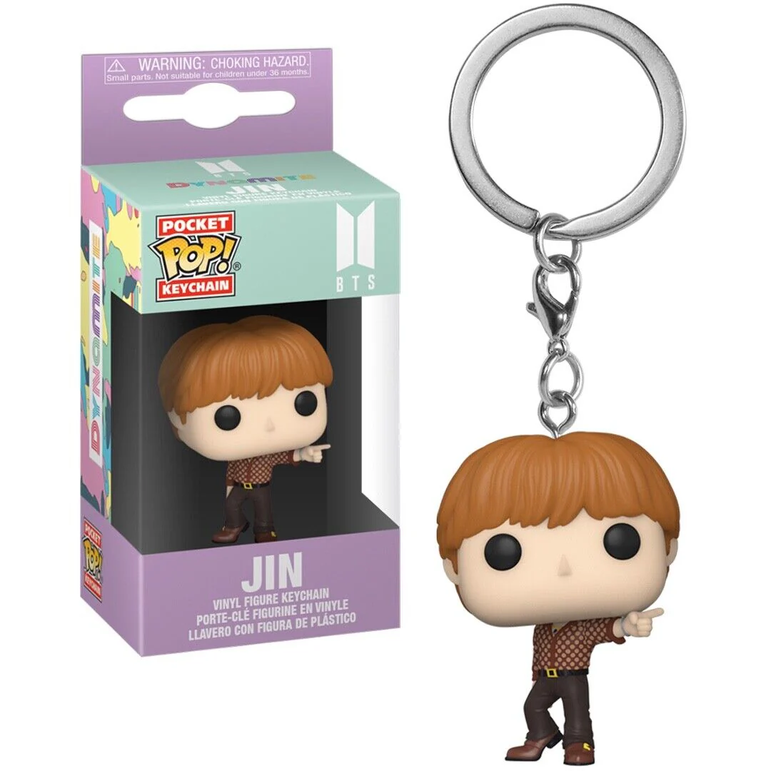 Jin (Dynamite) BTS Funko Pocket Pop! Rocks Keychain