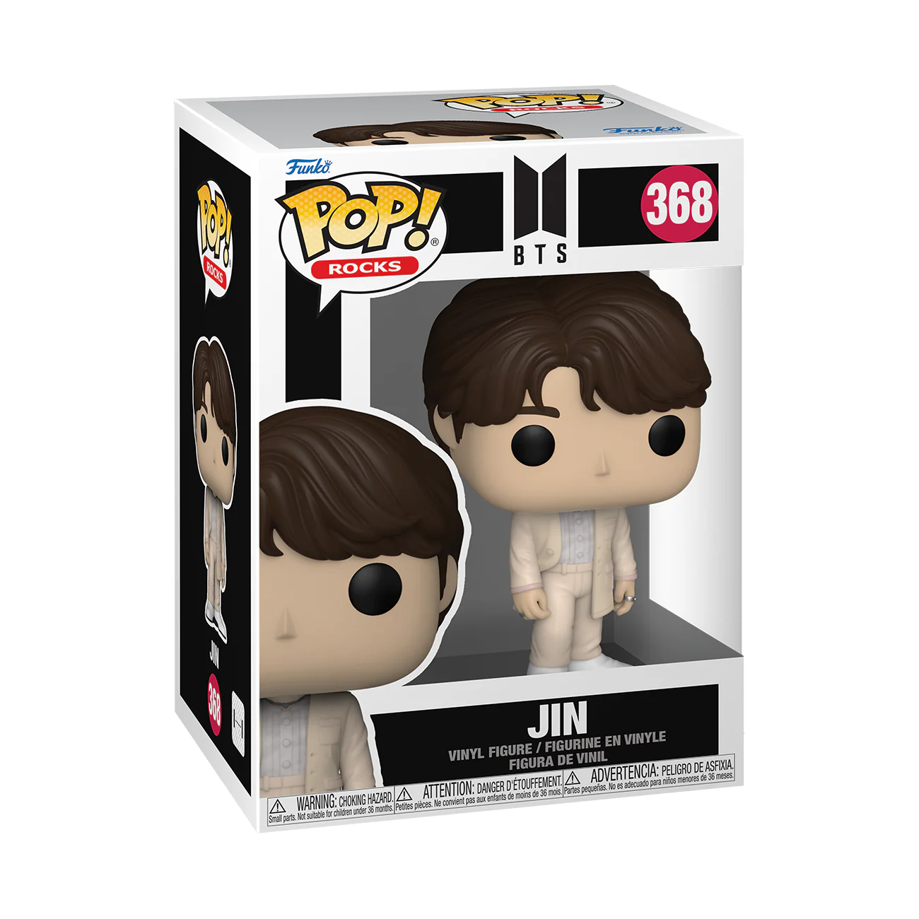 Jin (Proof) BTS Funko Pop! Rocks Vinyl Figure - Image 3