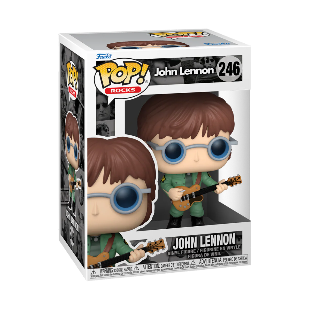 John Lennon in Military Jacket Funko Pop! Rocks Vinyl Figure - Image 2