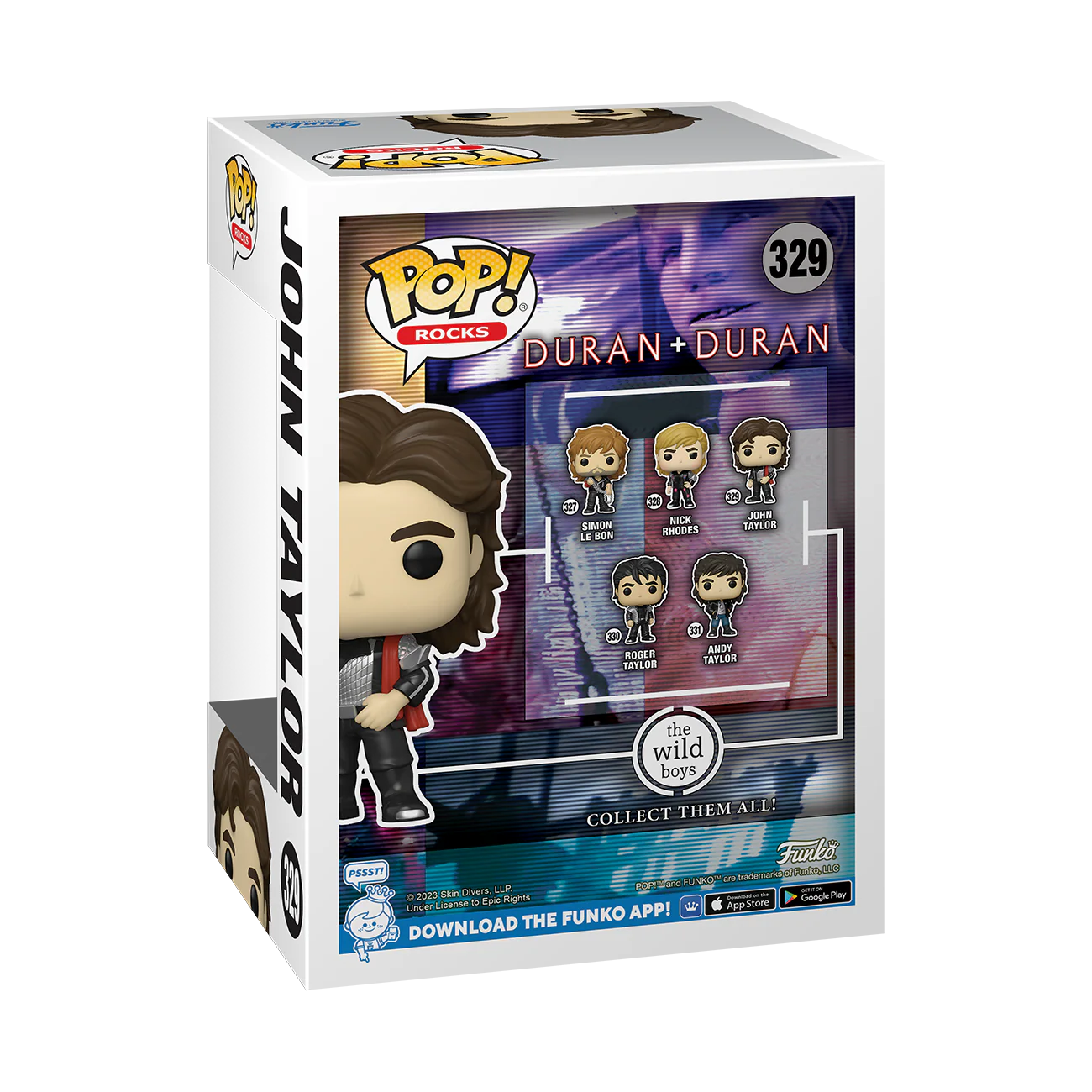 John Taylor Duran Duran Funko Pop! Rocks Vinyl Figure - Image 3