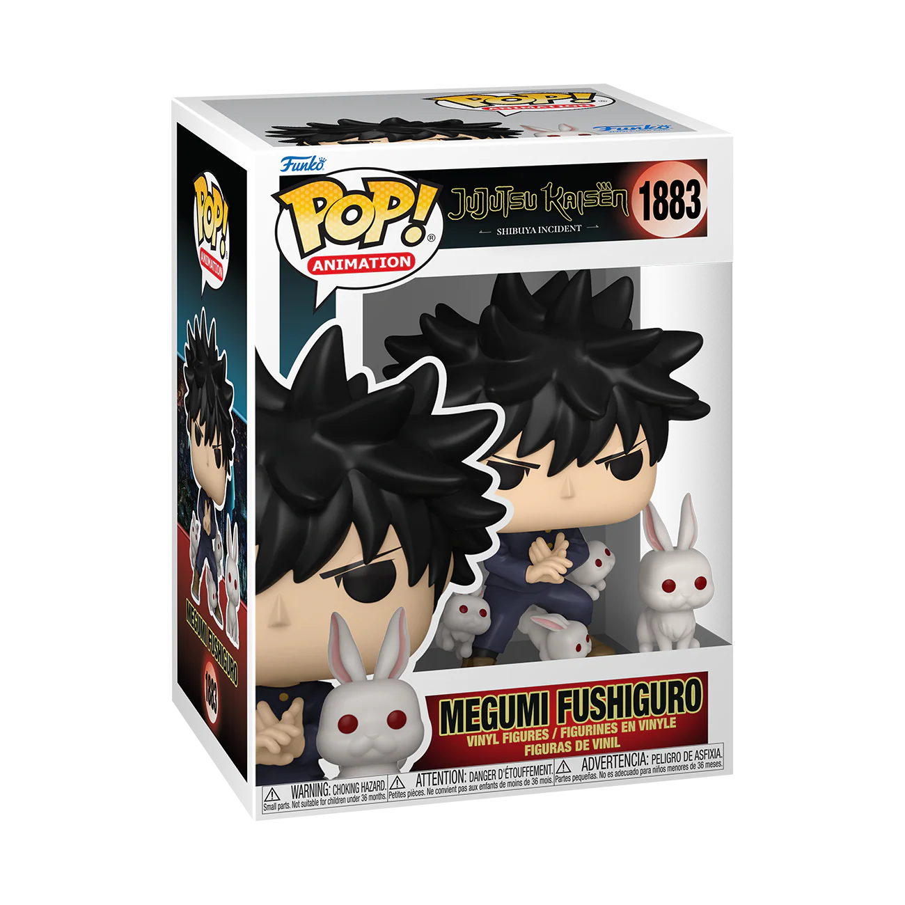 Megumi with Rabbits Jujutsu Kaisen Funko Pop! Anime Vinyl Figure - Image 2