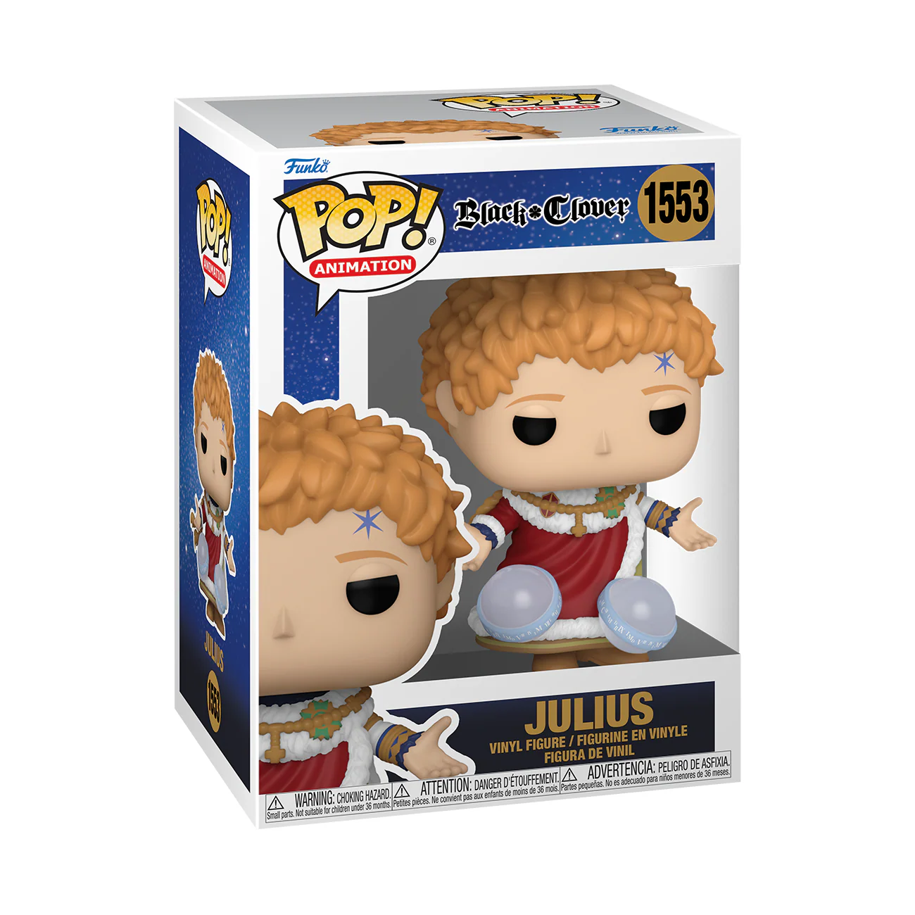 Julius Black Clover Funko Pop! Anime Vinyl Figure - Image 3