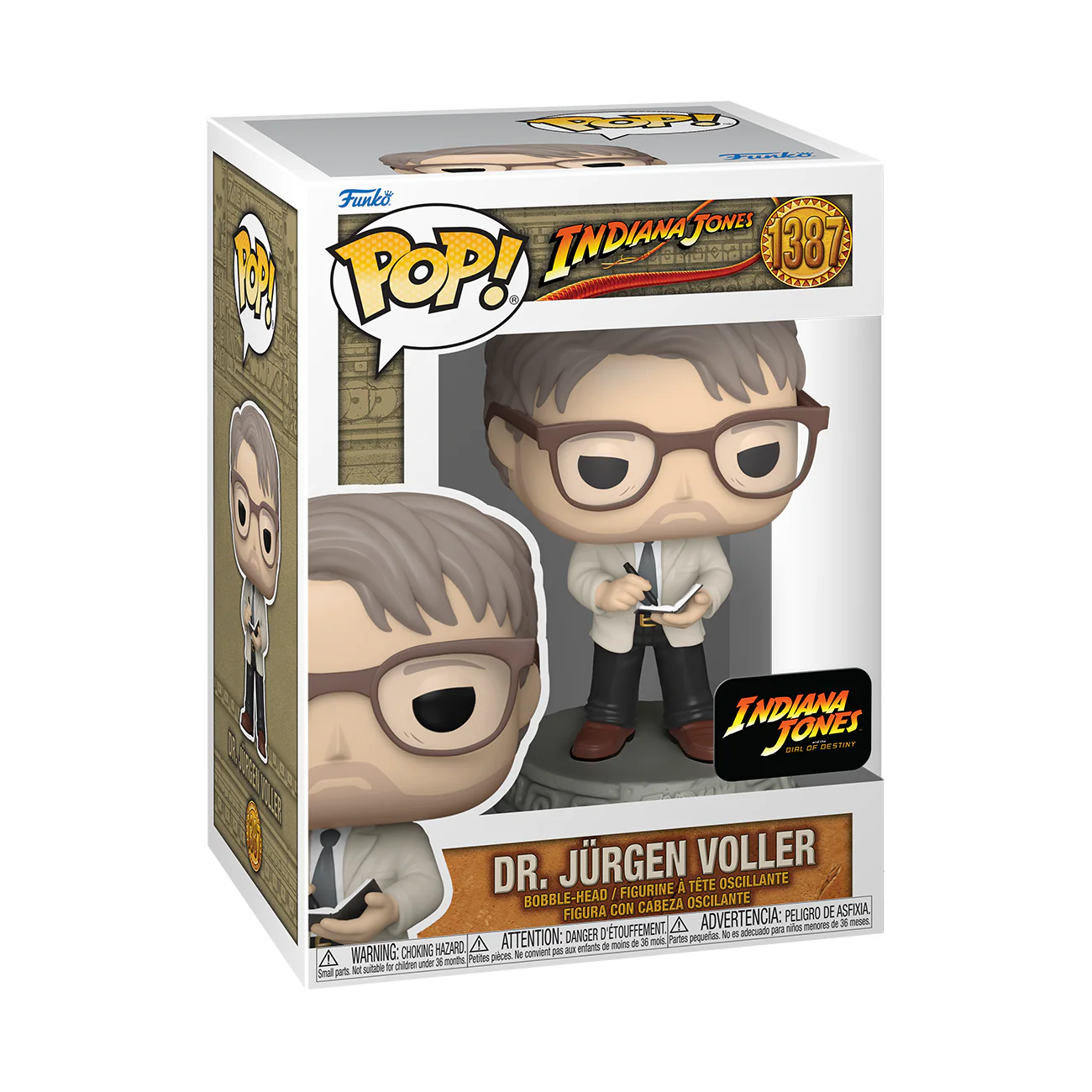 Jurgen Voller Indiana Jones Funko Pop! Movies Vinyl Figure - Image 3
