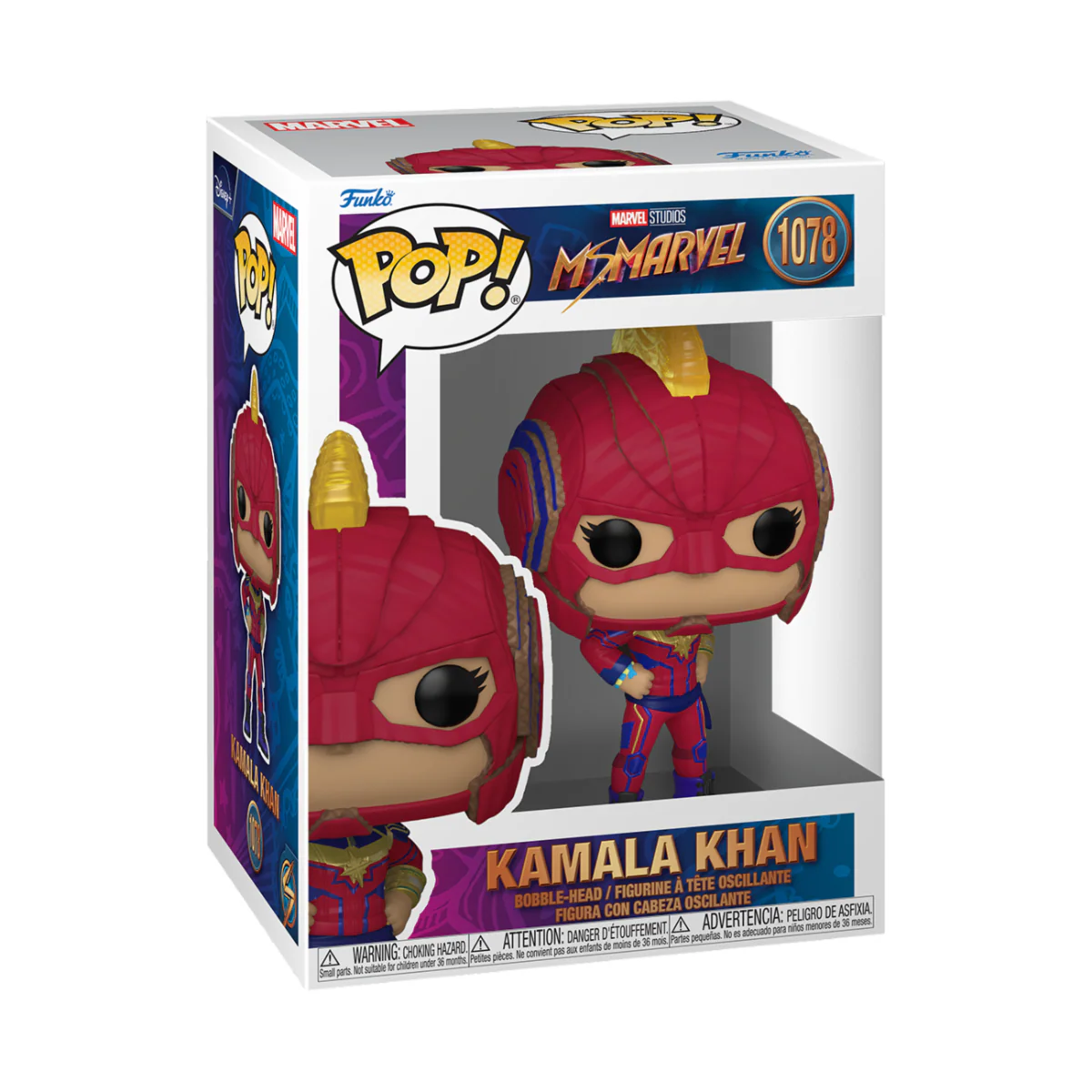 Kamala Khan Ms Marvel Funko Pop! Marvel Vinyl Figure - Image 3