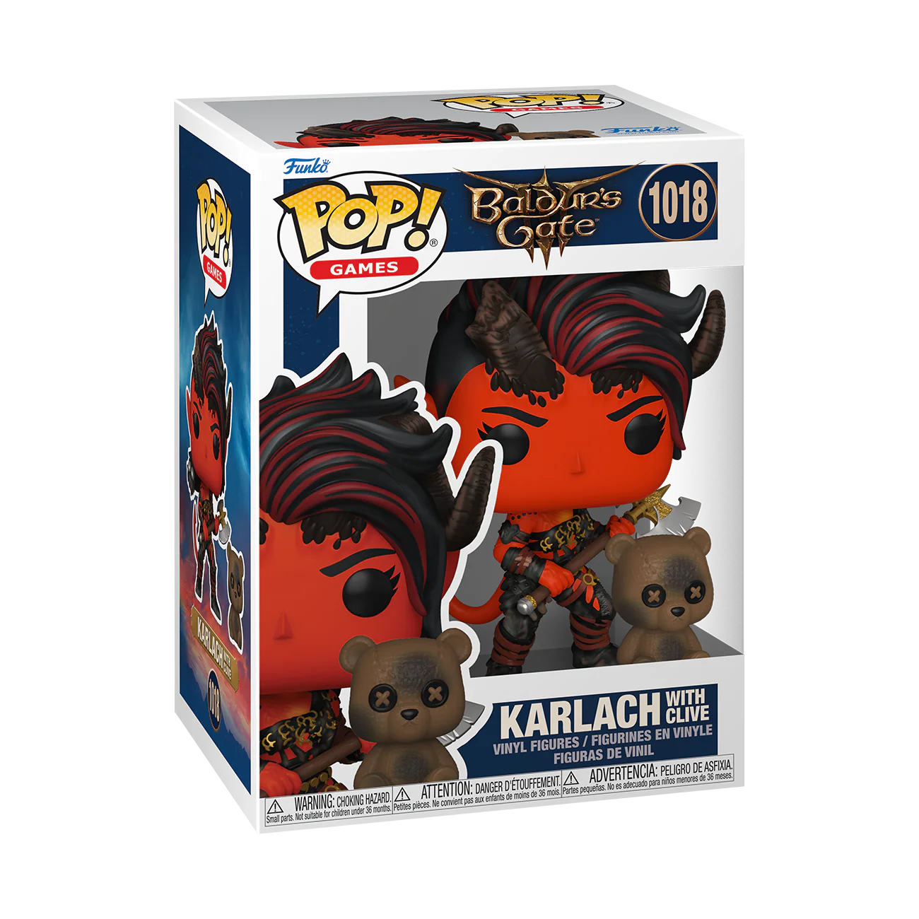 Karlach with Clive Baldur's Gate Funko Pop! Games Vinyl Figure - Image 2